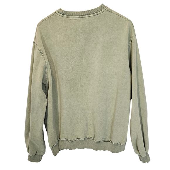 Urban Outfitters Green Yellow‎ Colorado Springs Crew Neck Sweatshirt Size Medium - Picture 4 of 10